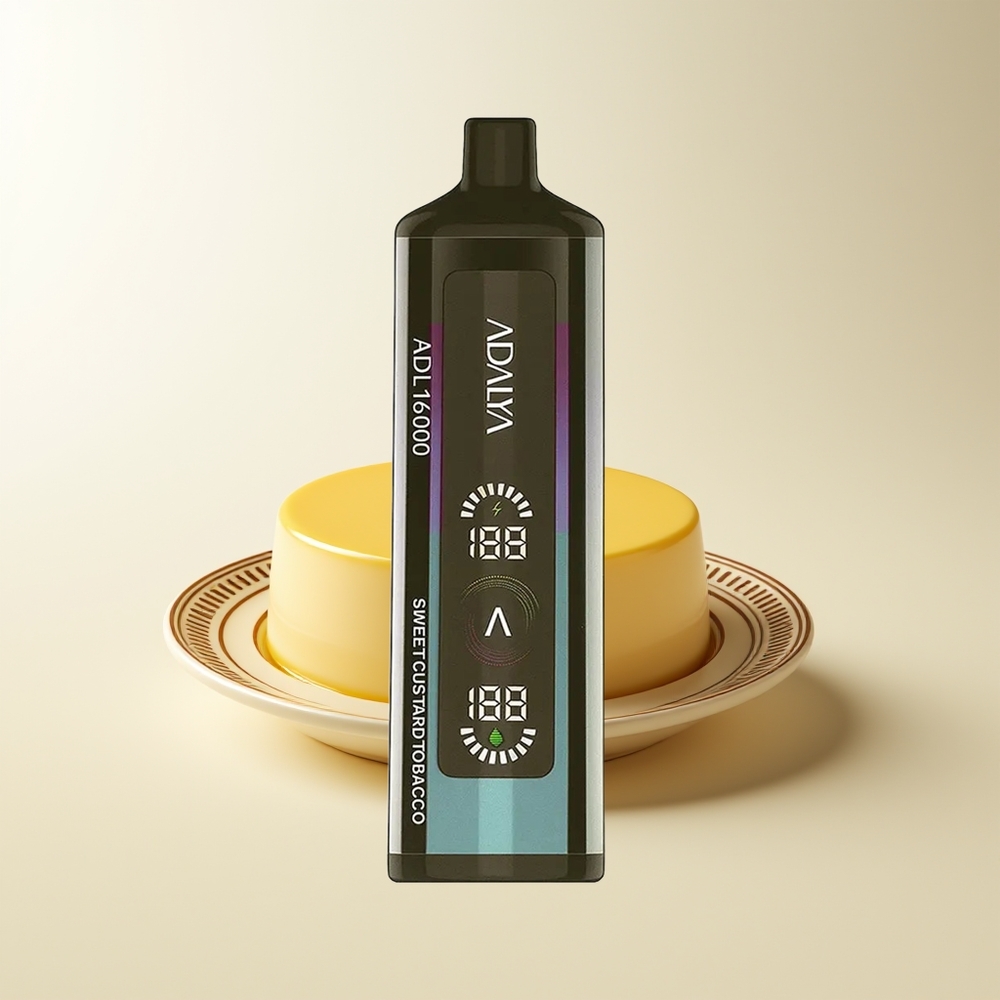 Serbia Wholesale Adalya ADL 16000 PRO Puffs Slatki Kremasti Duvanski Čelična Cev Aluminijumska Boja Digitalni Ekran