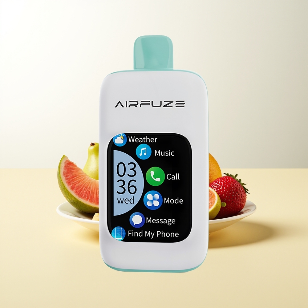 Serbia Wholesale AirFuze Smart 30000 Puffs Dizpozeabilni Vape Duga Voćna Eksplozija 5% Nikotina 900mAh Tip-C