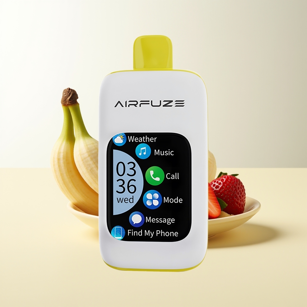 Serbia Wholesale AirFuze Smart 30000 Puffs Jagoda Banana 2.01''TFT Touch Screen Type-C