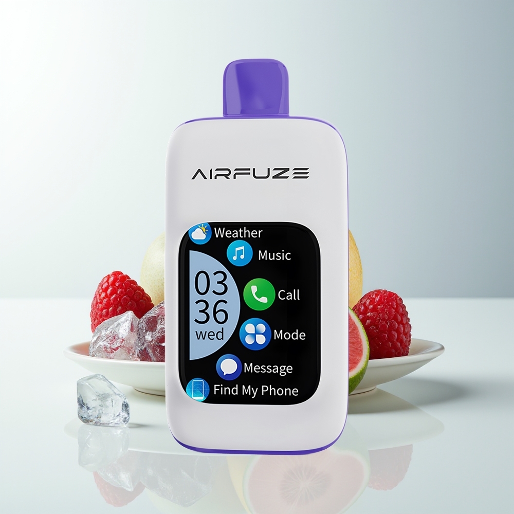 Serbia Wholesale AirFuze Smart 30000 Puffs Plavi Razz Led