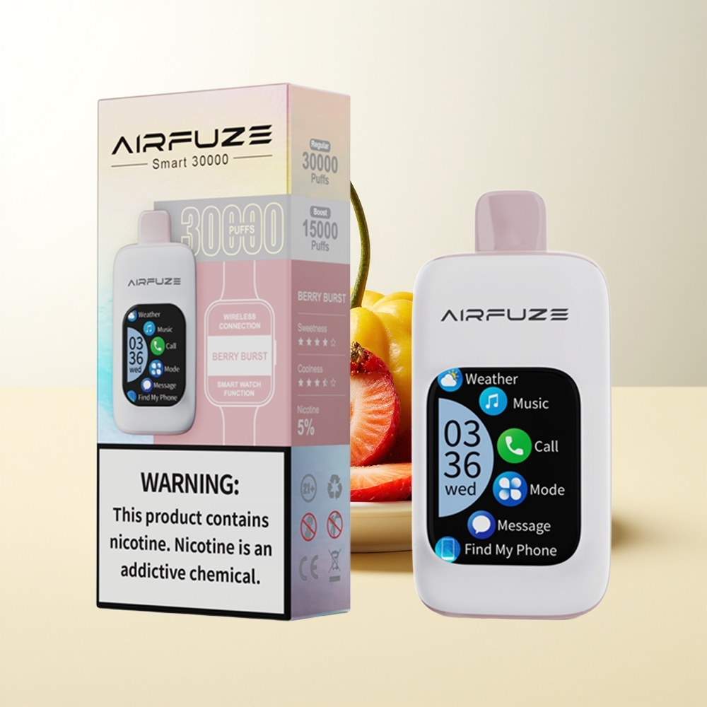 Serbia Wholesale AirFuze Smart 30000 Pufova Jagoda Eksplozija 5% Nikotina 900mAh Type-C