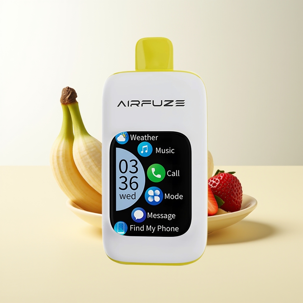 Serbia Wholesale AirFuze Smart Pro 40000 Puffs Jagoda Banana Rechargeable 900mAh 20ML 2% 5% Nikotin Smart Touch Screen