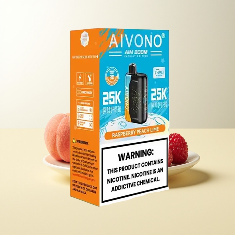 Serbia Wholesale Aivono Aim Boom 25000 Puffs Malina Breskva Limeta 28ml 650mAh Type-C