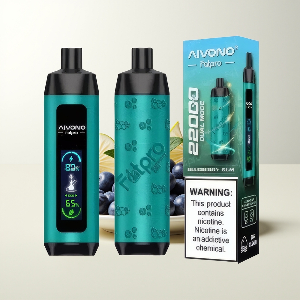 Serbia Wholesale Aivono Aim Fatpro 22000 Puffs Borovnica Pufer Dual Modes Rechargeable Mesh Coil 28ml