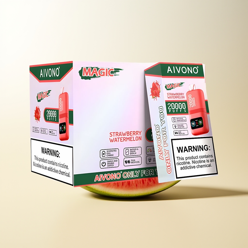 Serbia Wholesale Aivono Aim Magic 20000 Puffs Jagoda Lubenica Dual Mesh LCD Type-C
