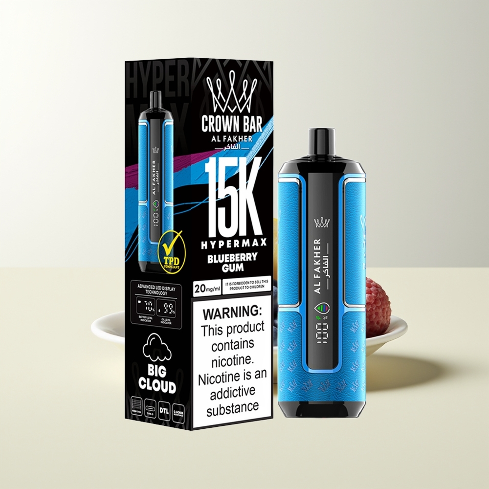 Serbia Wholesale Al Fakher Crown 15K боровница жвака Hypermax Kit 22ml 600mAh Type-C