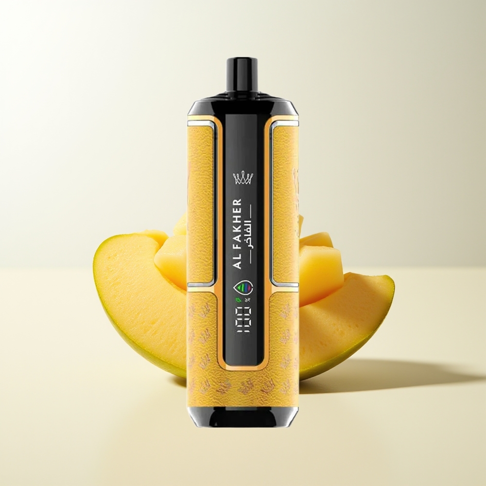 Serbia Wholesale Al Fakher Crown Bar 15K Hypermax Kit Mango Led (Mangova Aroma) 22ml 600mAh Type-C