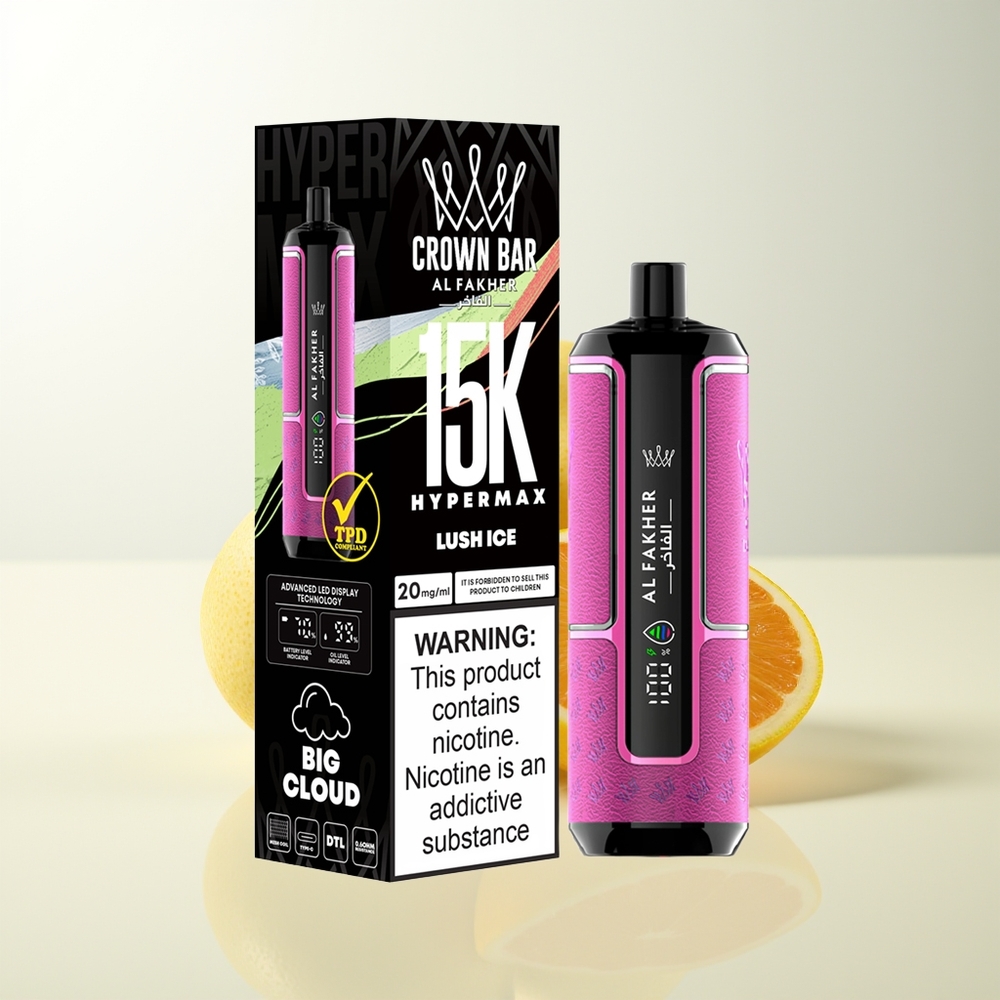 Serbia Wholesale Al Fakher Crown Bar 15K Kit Luš Led (22ml 600mAh Type-C)