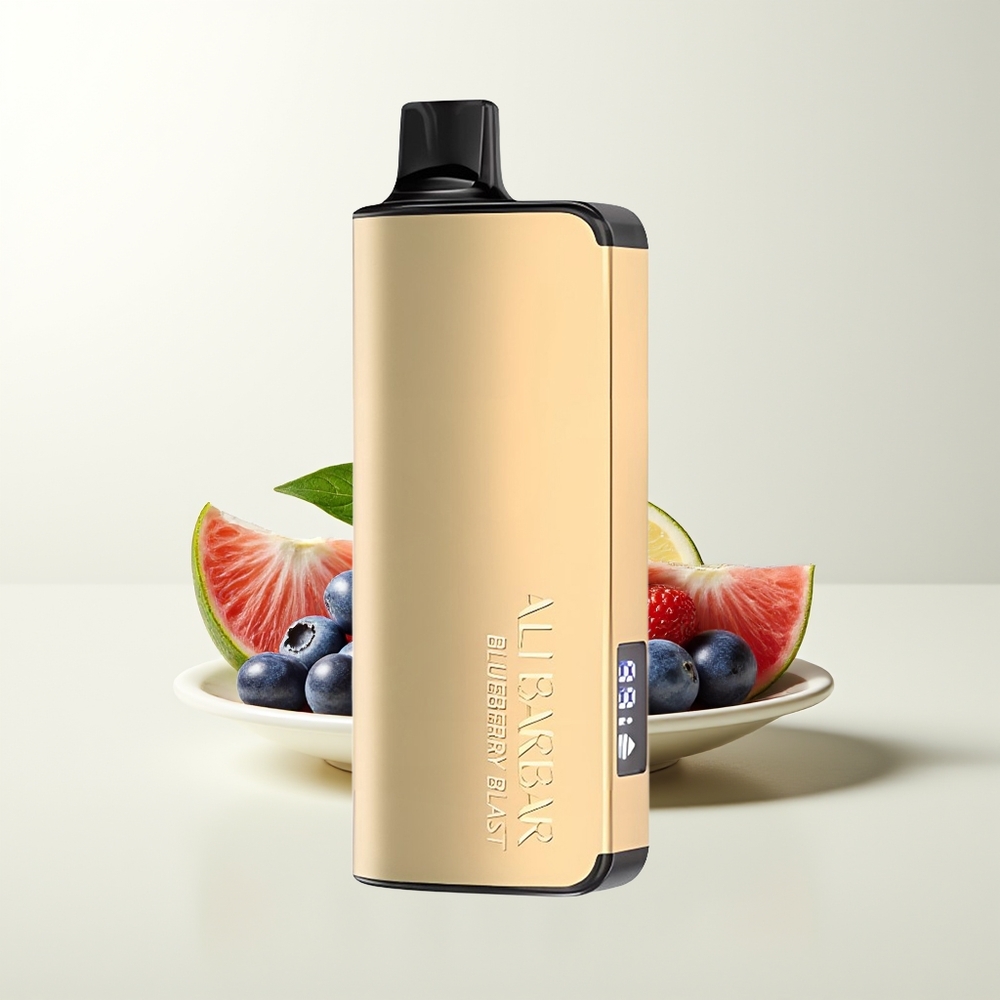 Serbia Wholesale Alibarbar Ingot 9000 Puffs Borovnica Eksplozija 22ml 2350mah LED Display