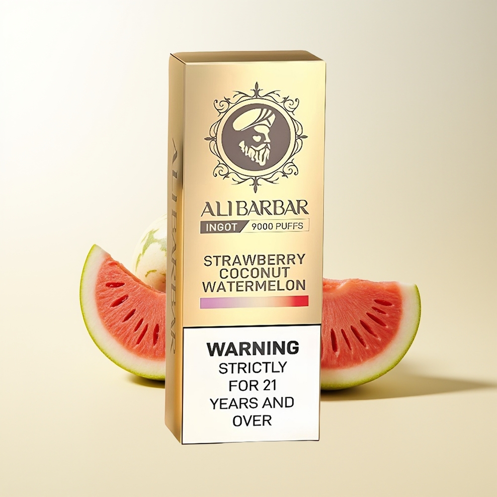 Serbia Wholesale Alibarbar Ingot 9000 Puffs Jagoda Kokos Lubenica 22ml 2350mah LED Display 1.2 Ohm