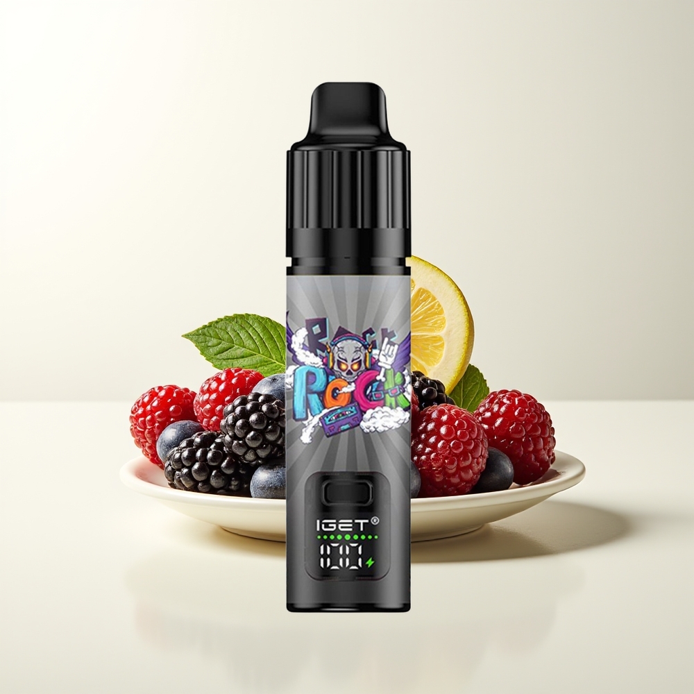 Serbia Wholesale IGET BAR PLUS S3 POD 10000 Pufova Džem od Kupine Led Rechargeable 950 mAh 18 ml E-liquid 5% Nikotina 1.0 Ohm Mesh Coil