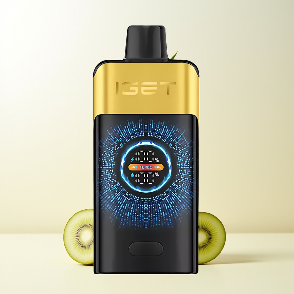 Serbia Wholesale IGET ONE 12000 Puffs Kivi Ananas Dual Mesh Coil 2700 mAh Battery Large Curved Color Screen