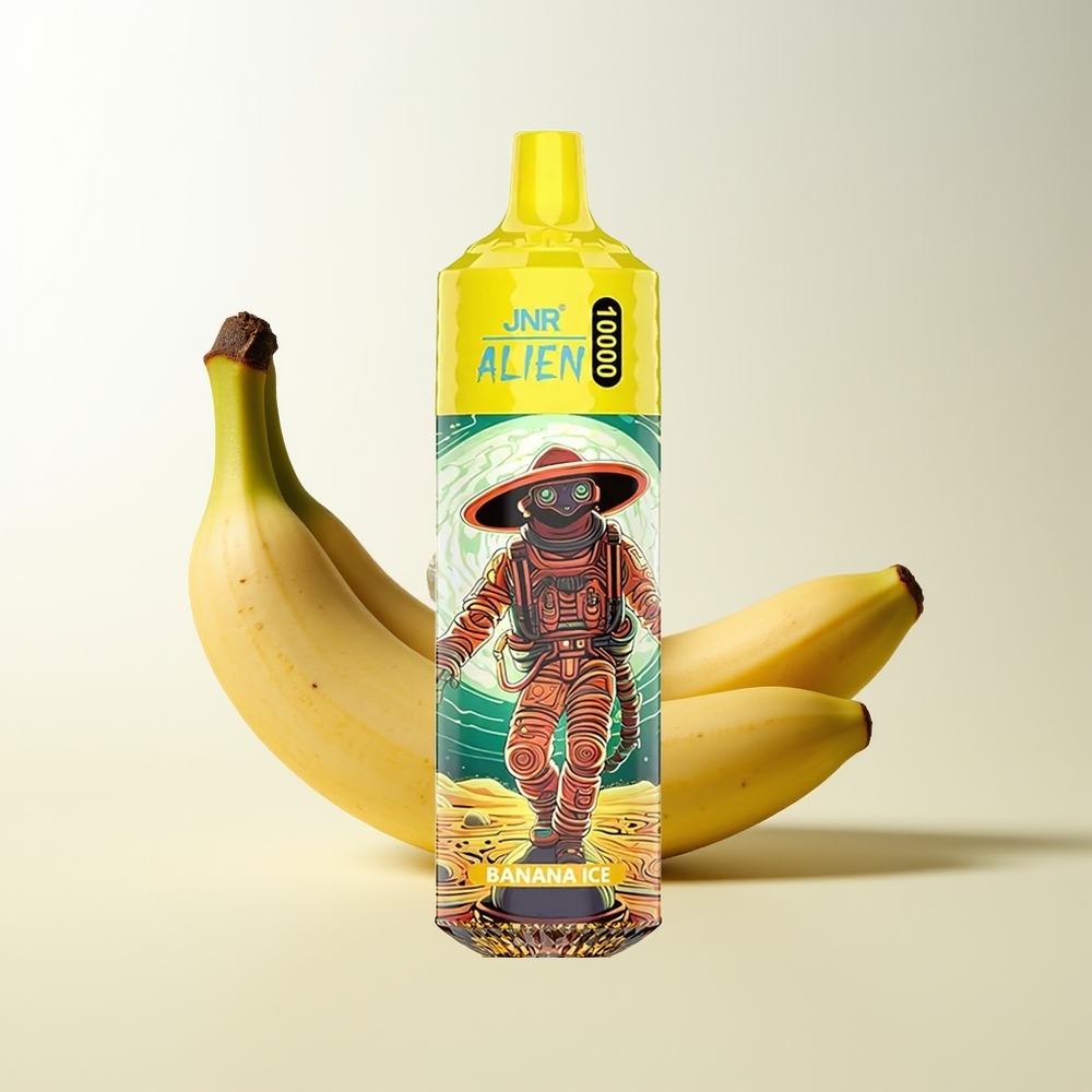 Serbia Wholesale JNR Alien 10000 Puffs Banana Led RGB 850mAh Type-C Quick Charge