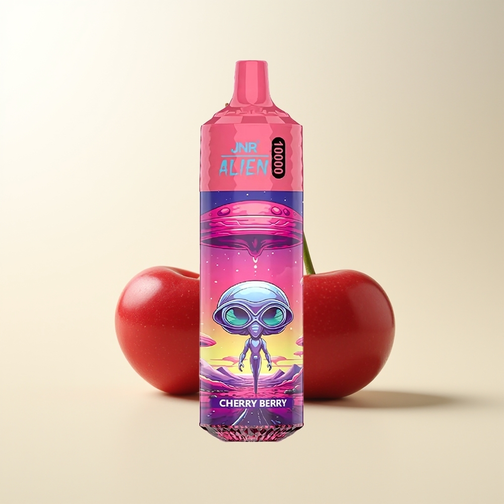 Serbia Wholesale JNR Alien 10000 Puffs Cherry Berry 850mAh 1.2Ohm Mesh 20ml RGB