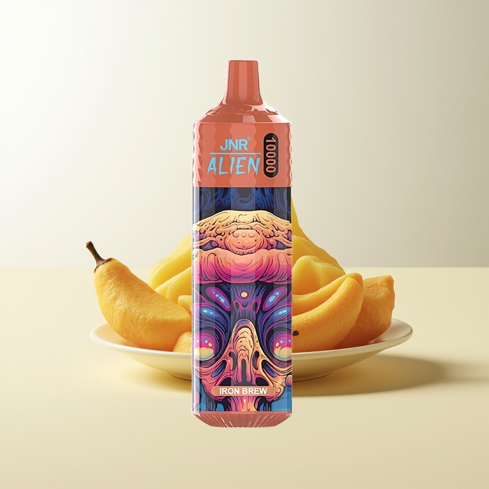 Serbia Wholesale JNR Alien 10000 Puffs Iron Brew 850mAh 1.2Ohm Mesh RGB