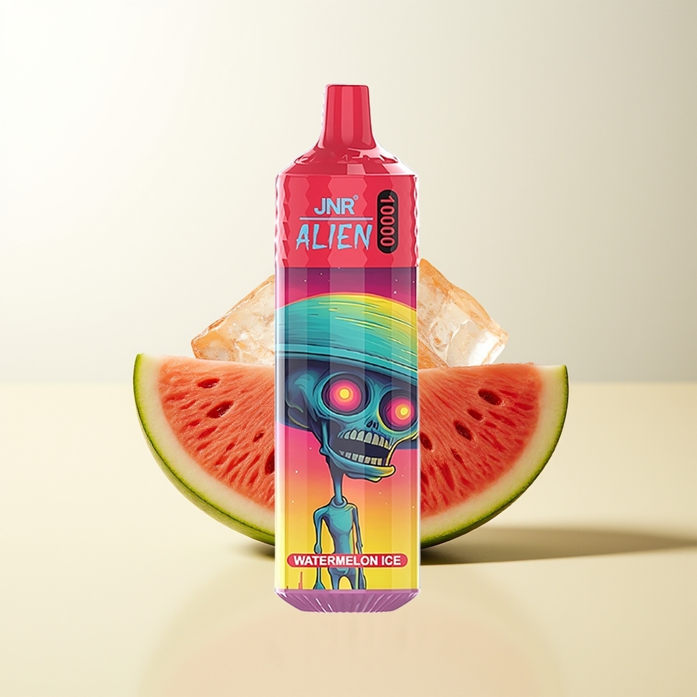 Serbia Wholesale JNR Alien 10000 Puffs Лубеница Лед RGB Type-C Quick Charge 850mAh
