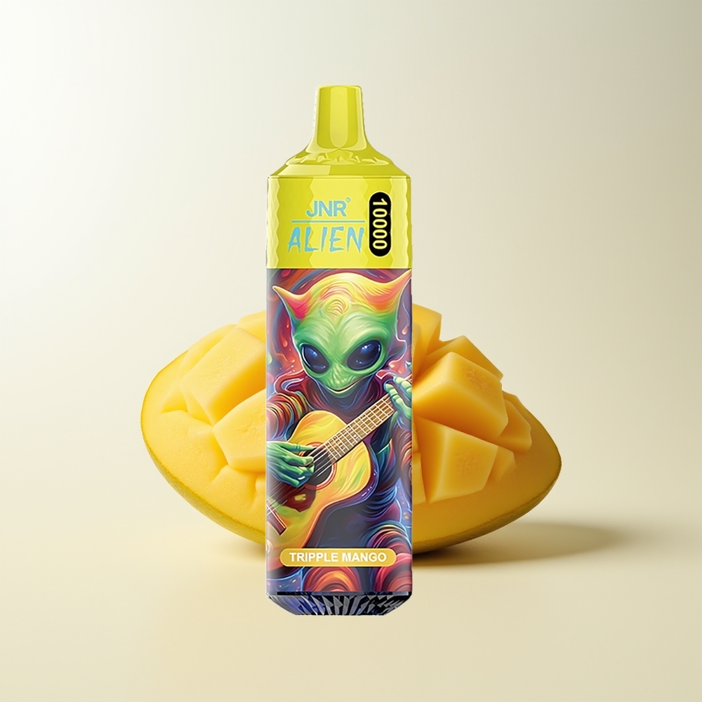 Serbia Wholesale JNR Alien 10000 Puffs Trostruki Mango RGB LED Tip-C Brzo Punjenje Sportski Dizajn