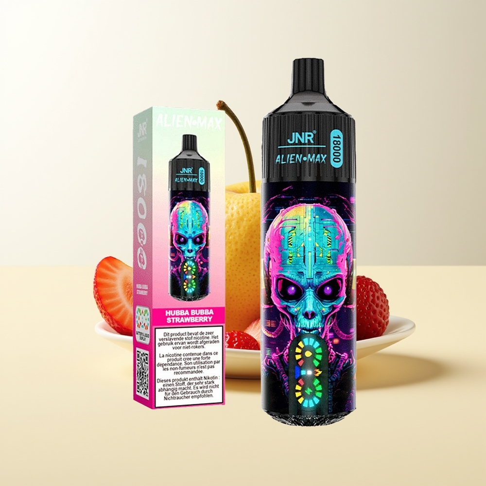 Serbia Wholesale JNR Alien Max 18000 Puffs Dual Mesh Dual Core 28ml Bubana Jagoda Tip-C Brzo Punjenje