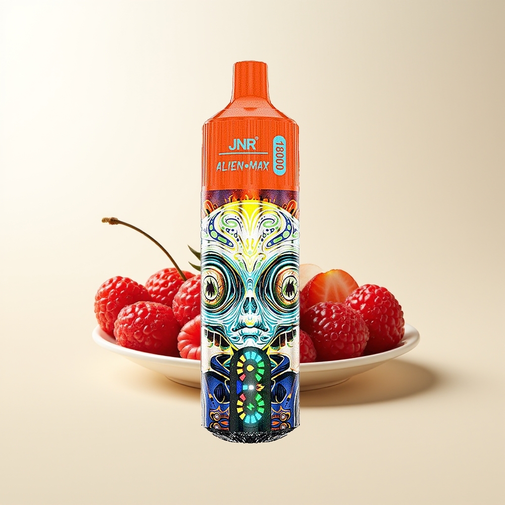 Serbia Wholesale JNR Alien Max 18000 Puffs Dual Mesh Dual Core Jagoda Malina Trešnja Type-C Quick Charge Smart LED Display
