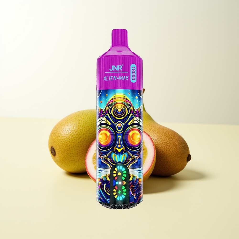 Serbia Wholesale JNR Alien Max 18000 Puffs Kiwi Pasija Guava Dual Mesh Coil Type-C Quick Charge LED Display