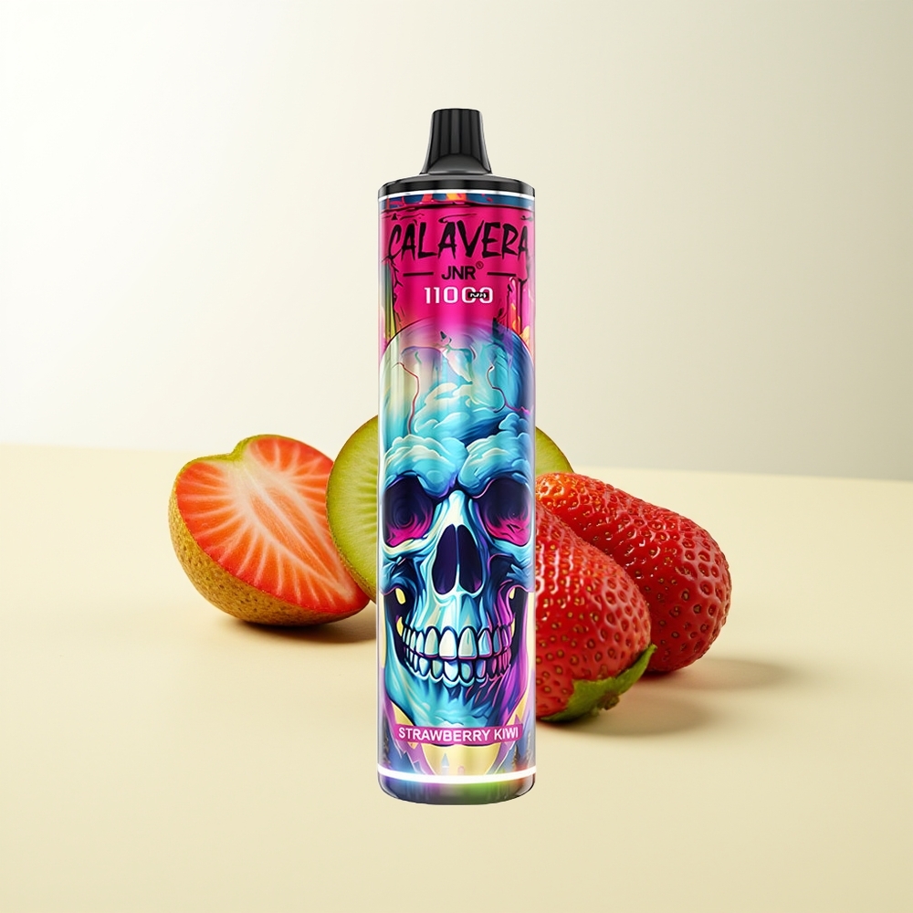 Serbia Wholesale JNR Calavera 11000 Puffs Jagoda Kivi Type-C 850mAh 21ml 1.0ohm Mesh 0%2%5%