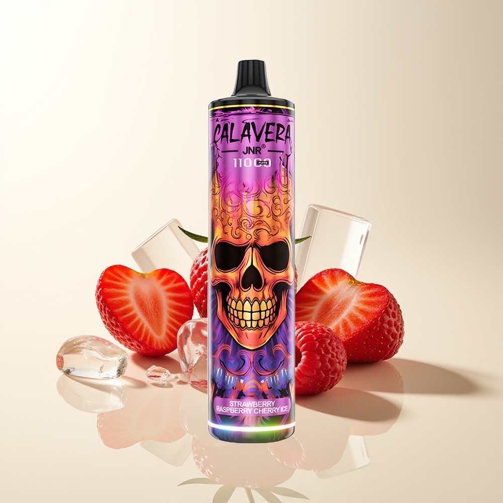 Serbia Wholesale JNR Calavera 11000 Puffs Jagoda Malina Trešnja Led 850mAh 21ml 1.0ohm Mesh Coil 0% 2% 5% Nicotine