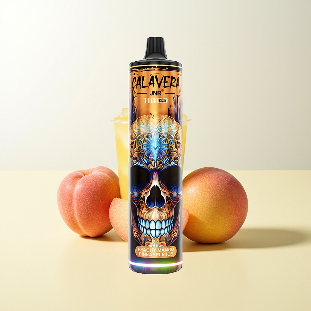 Serbia Wholesale JNR Calavera 11000 Pufova Breskva Mango Ananas Led 850mAh 21ml 1.0ohm Mesh Coil 0%2%5% Nikotin