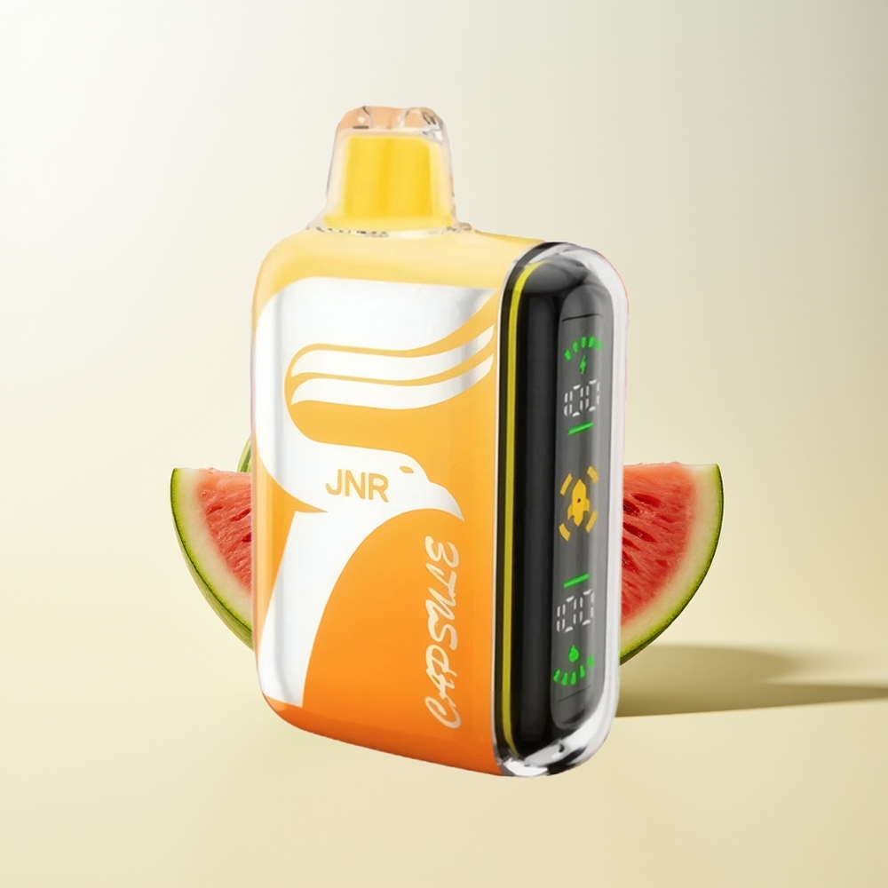 Serbia Wholesale JNR Capsule 15000 Puffs Dual Mesh Coil Smart LED Display Watermelon Lubenica