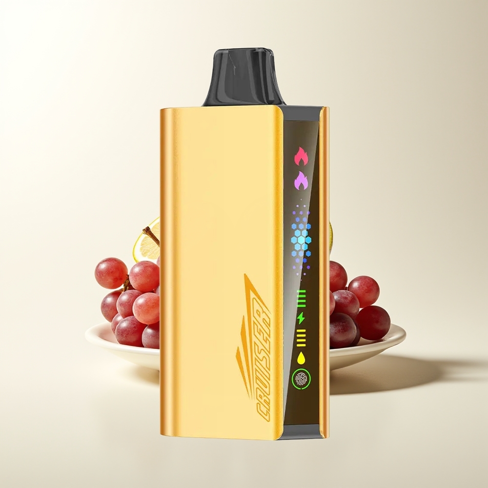 Serbia Wholesale JNR Cruiser 12000 Pufova No-Charge Groždje Led Metalno Telo Dual Mesh Coil