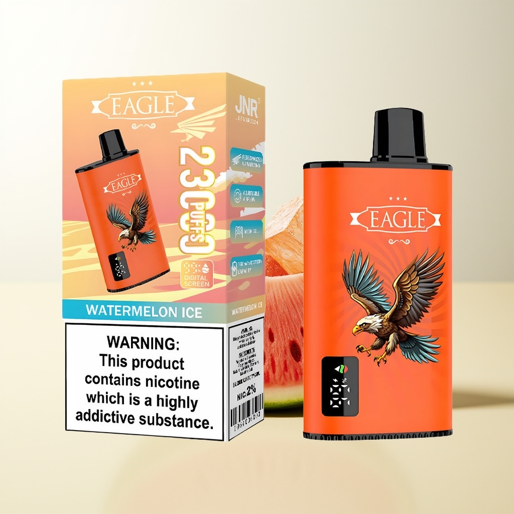 Serbia Wholesale JNR EAGLE Smart 23000 Pufova Lubenica Led 1.0ohm Mesh Coil 750mAh 25ml