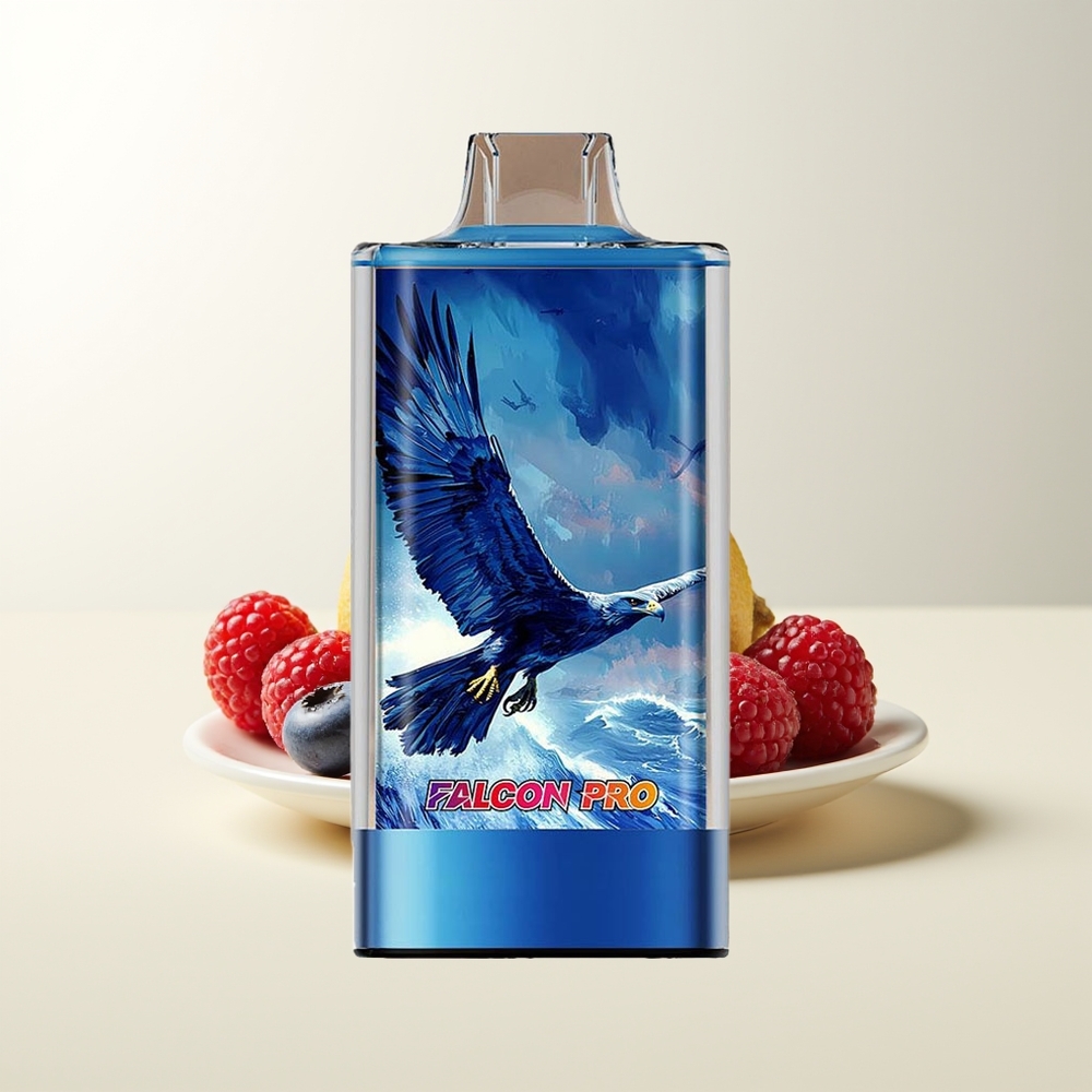 Serbia Wholesale JNR Falcon Pro 28000 28000 Puffs Borovnica-Kisela Malina Dual Mesh Coil Smart Display USB Type-C