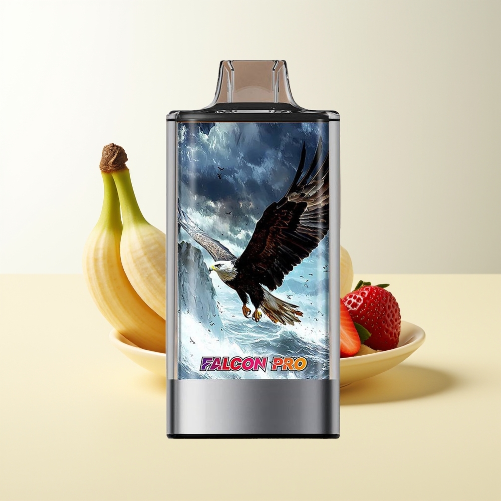 Serbia Wholesale JNR Falcon Pro 28000 Puffs Jagoda Banana 30ml 950mAh 5% Nikotin Dual Mesh Coil USB Type-C Smart Display MTL