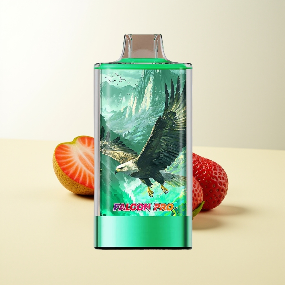 Serbia Wholesale JNR Falcon Pro 28000 Puffs Jagoda Kivi Dual Mesh Coil Smart Display USB Type-C