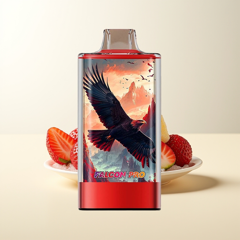 Serbia Wholesale JNR Falcon Pro 28000 Puffs Jagoda Led 30ml 5% Nicotine Dual Mesh Coil USB-C Smart Display MTL