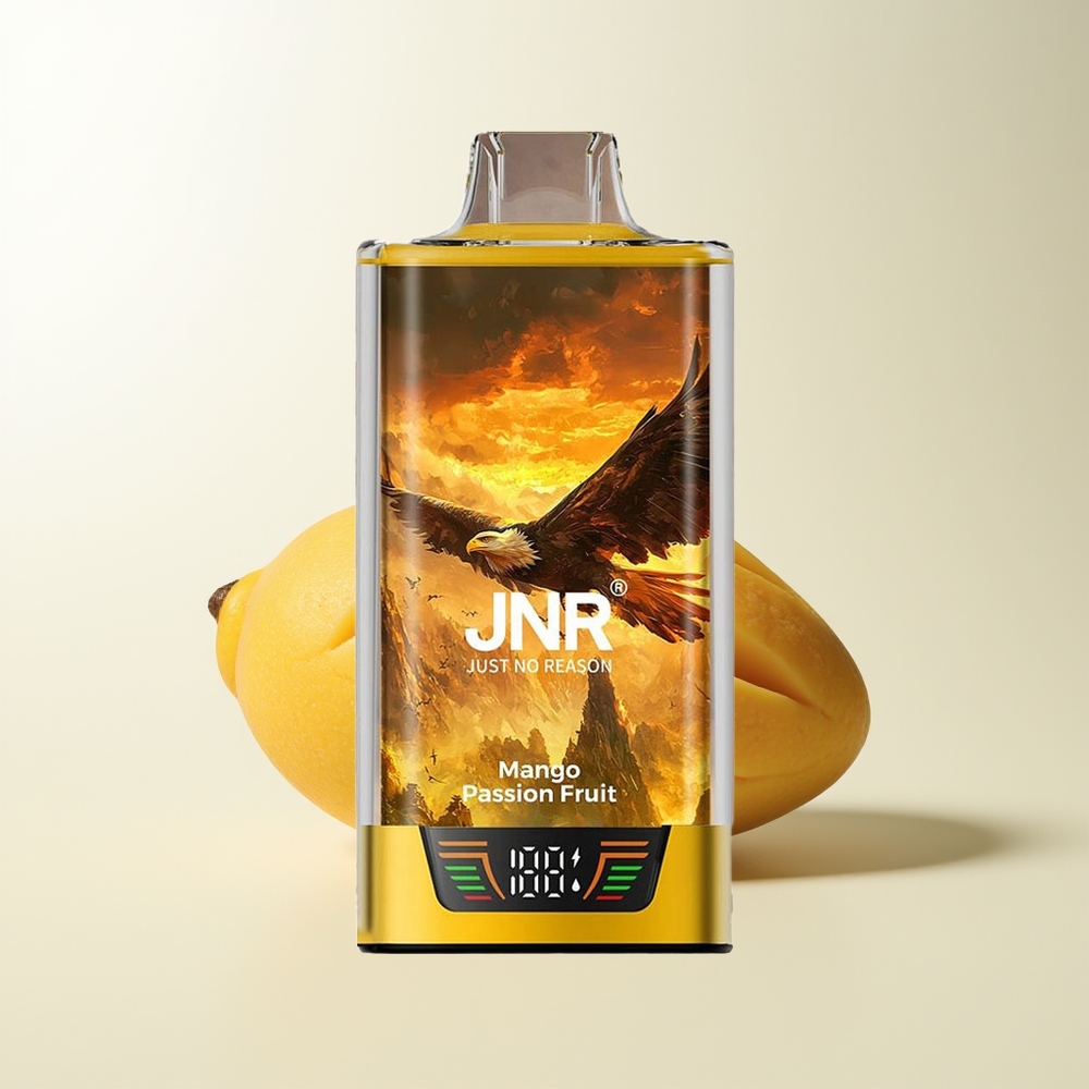 Serbia Wholesale JNR Falcon Pro 28000 Puffs Mango Marakuja 30ml 5% Smart Display Dual Mesh USB-C MTL