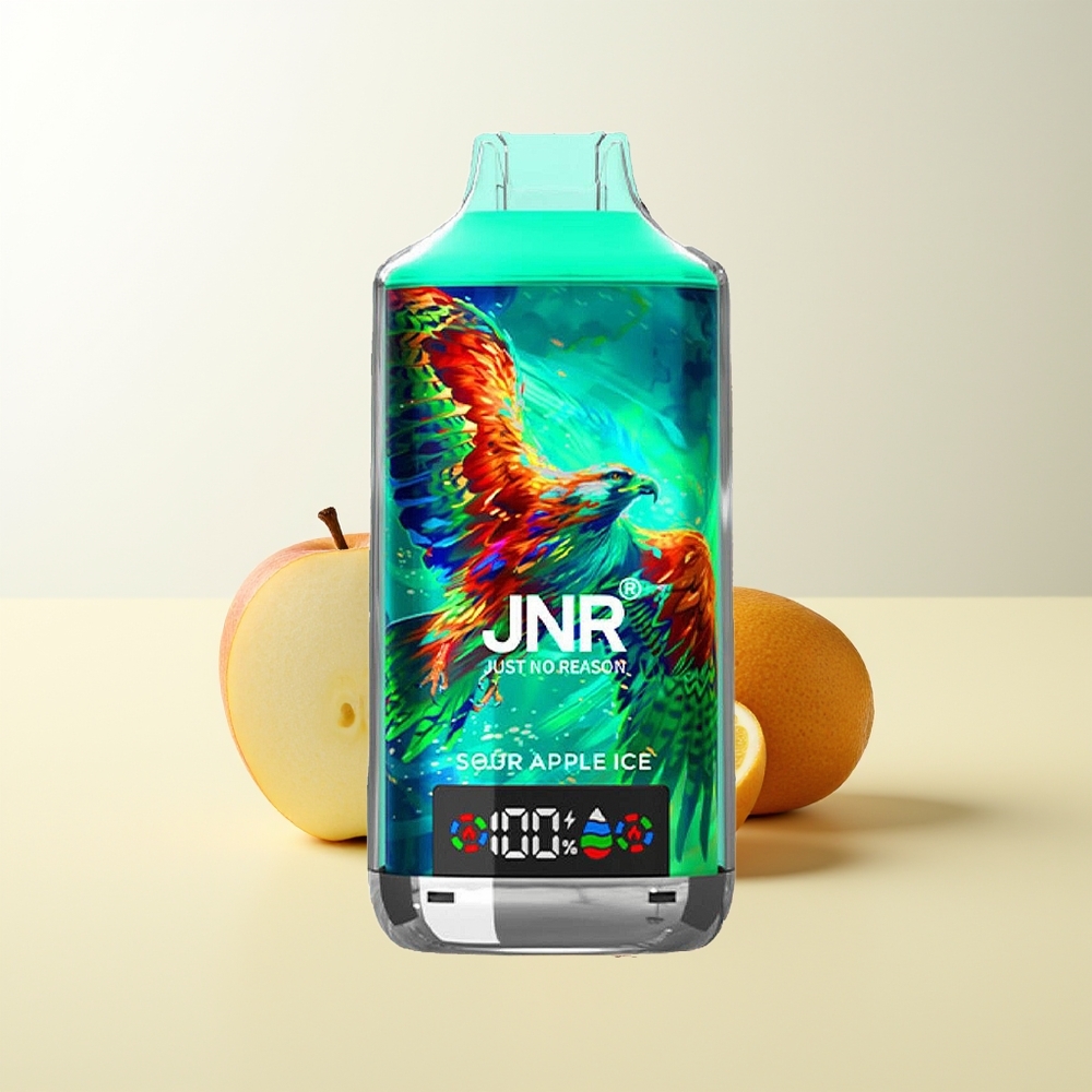 Serbia Wholesale JNR Falcon X 18000 Puffs Digital Display Dual Mesh Coil Kisela Jabuka Led