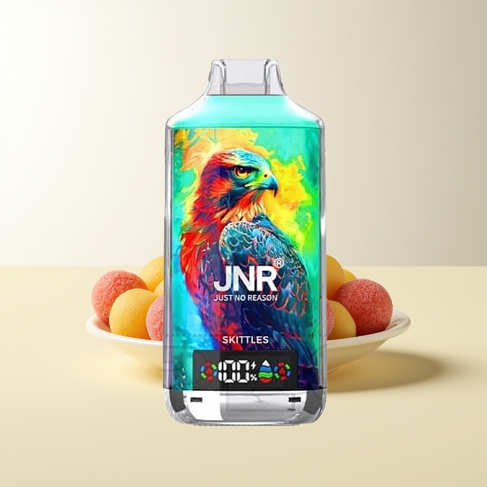 Serbia Wholesale JNR Falcon X 18000 Pufova Skitlsi 750mAh 24ml Dual Mesh Coil Digital Display Type-C 0%2%5%
