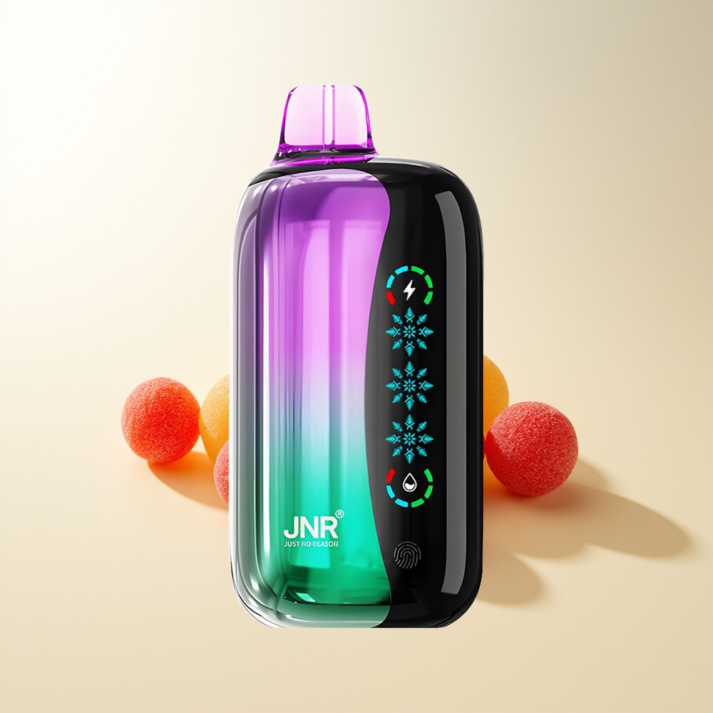 Serbia Wholesale JNR Flex Ice 21000 Pufova Kisela Trešnja Gumeni Bombice Podesivi Ice Customizable Airflow Touch Screen 1.2 Ohm Dual Mesh 1000mAh Type-C 0% 2% 3% 5%
