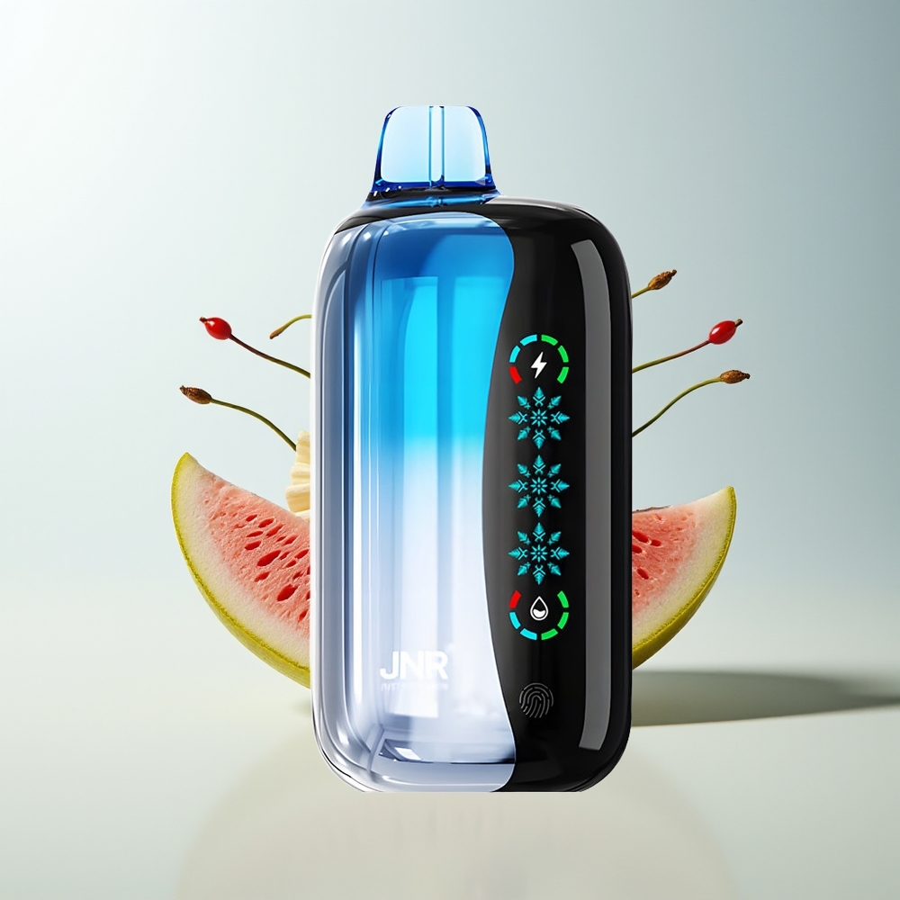 Serbia Wholesale JNR Flex Ice 21000 Pufova Plava Trešnja Eksplozija Ice Adjustable 26ml Customizable Airflow Touch Screen 1.2 Ohm Dual Mesh 1000mAh Type-C 0%2%3%5%