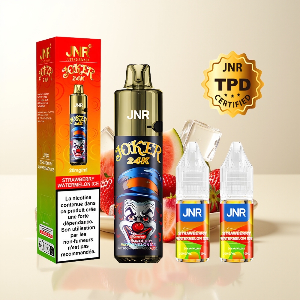 Serbia Wholesale JNR Joker 24000 Pufova Jagoda Lubenica Led Refillable Pod 10ml 800mAh