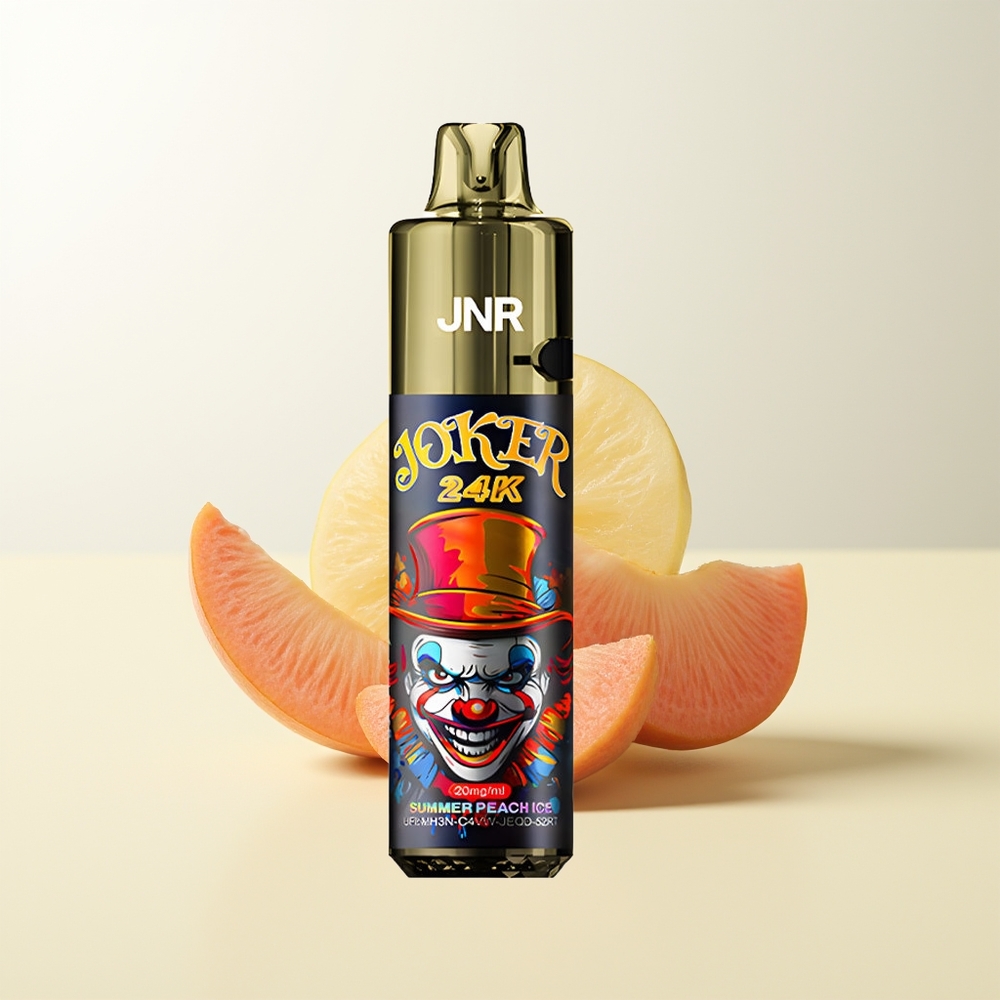 Serbia Wholesale JNR Joker 24K Пуфови Летња Бресква Лед 2+10ml Refillable Pod Side Refill Visible E-liquid 800mAh Type-C Charging 2% nicotine