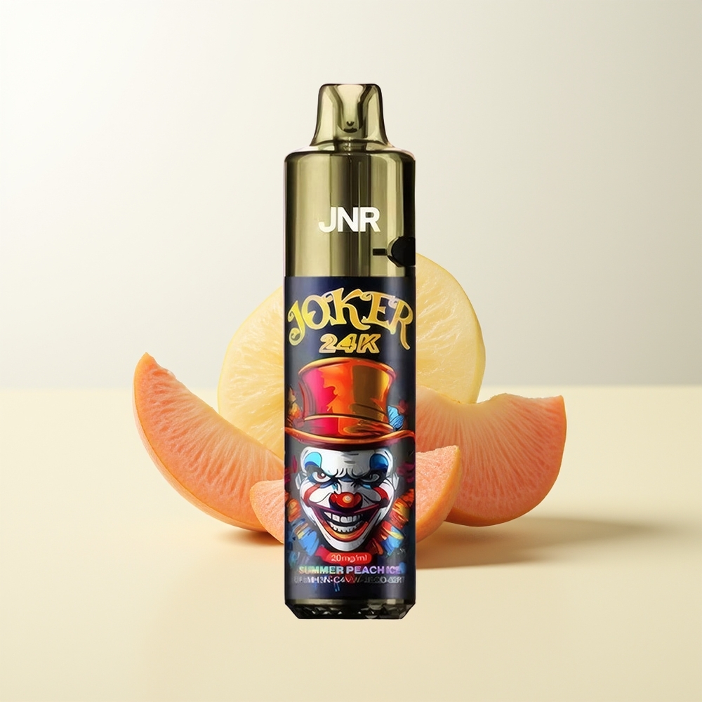 Serbia Wholesale JNR Joker 24K Пуфови Летња Бресква Лед 2+10ml Refillable Pod Side Refill Visible E-liquid 800mAh Type-C Charging 2% nicotine