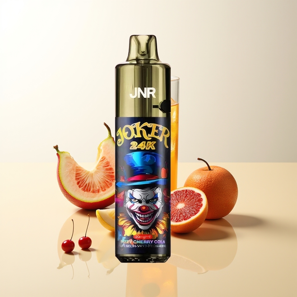 Serbia Wholesale JNR Joker 24K Puffs Gazirana Višnja Kola 2+10ml Refillable Pod Side Refill Visible E-liquid 800mAh Battery 2% Nicotine