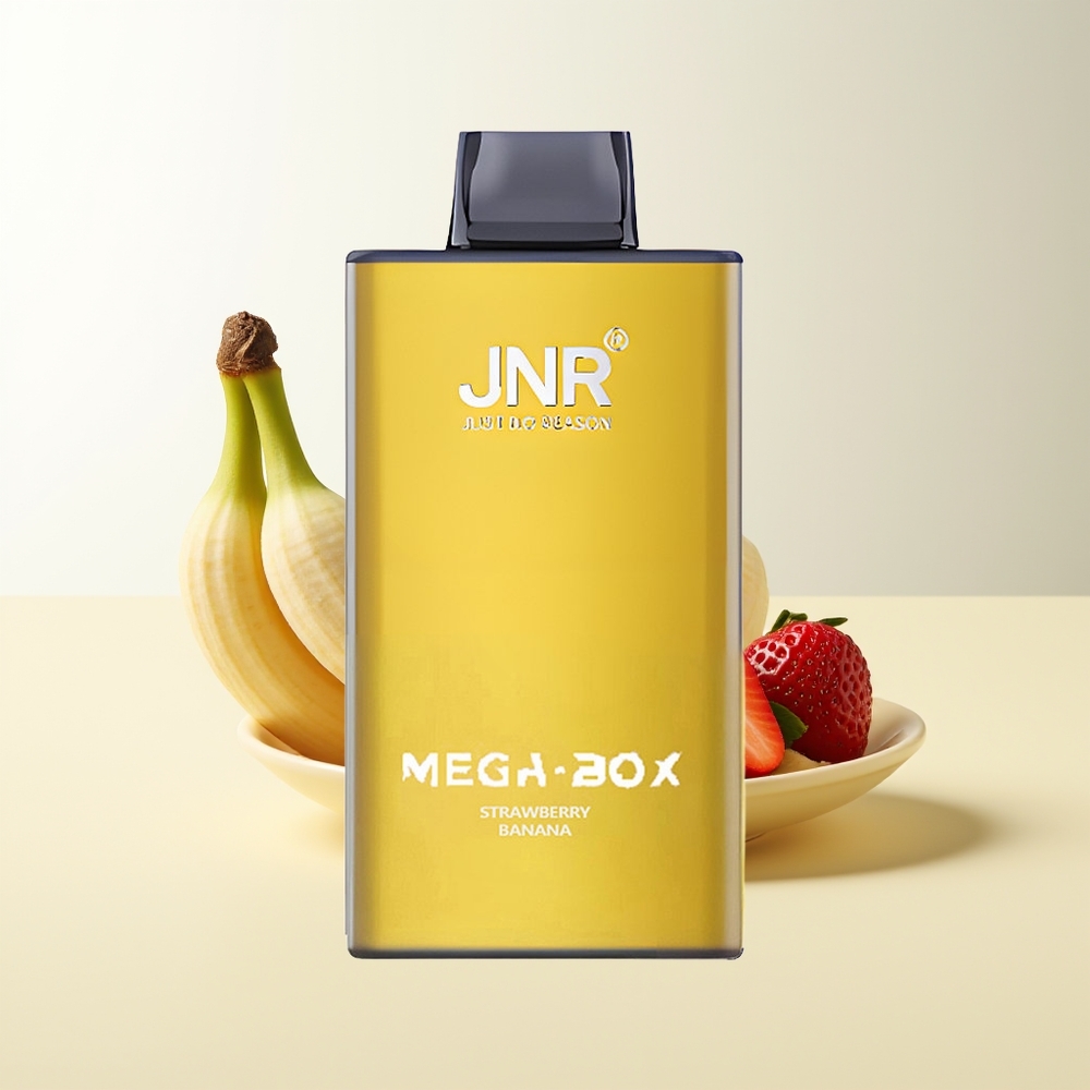 Serbia Wholesale JNR Mega Box 25000 Pufova Jagoda Banana 30ml 850mAh Dual Mesh Coil Type-C