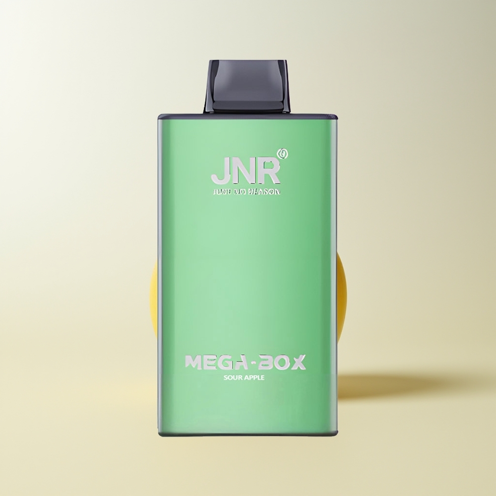 Serbia Wholesale JNR Mega Box 25000 Pufova Kisela Jabuka 30ml 850mAh Dual Mesh Coil Type-C 2% Nikotin