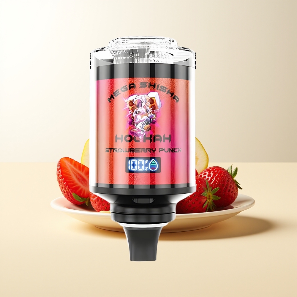 Serbia Wholesale JNR Mega Shisha Hookah 100K 60ml Jagoda Punč Interactive Smart Screen