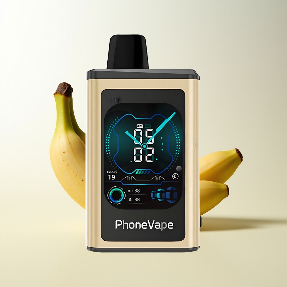 Serbia Wholesale JNR PhoneVape 30000 puševa Banana Ice 850mAh Type-C