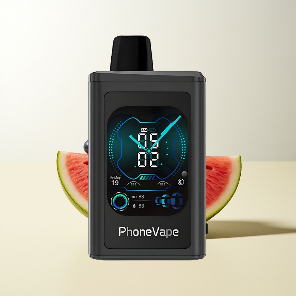 Serbia Wholesale JNR PhoneVape 30000 puševa Borovnica Lubenica 850mAh Type-C Punjiva Baterija Turbo Mod Podesivi Protok Vazduha Aplikacija Upravljanje