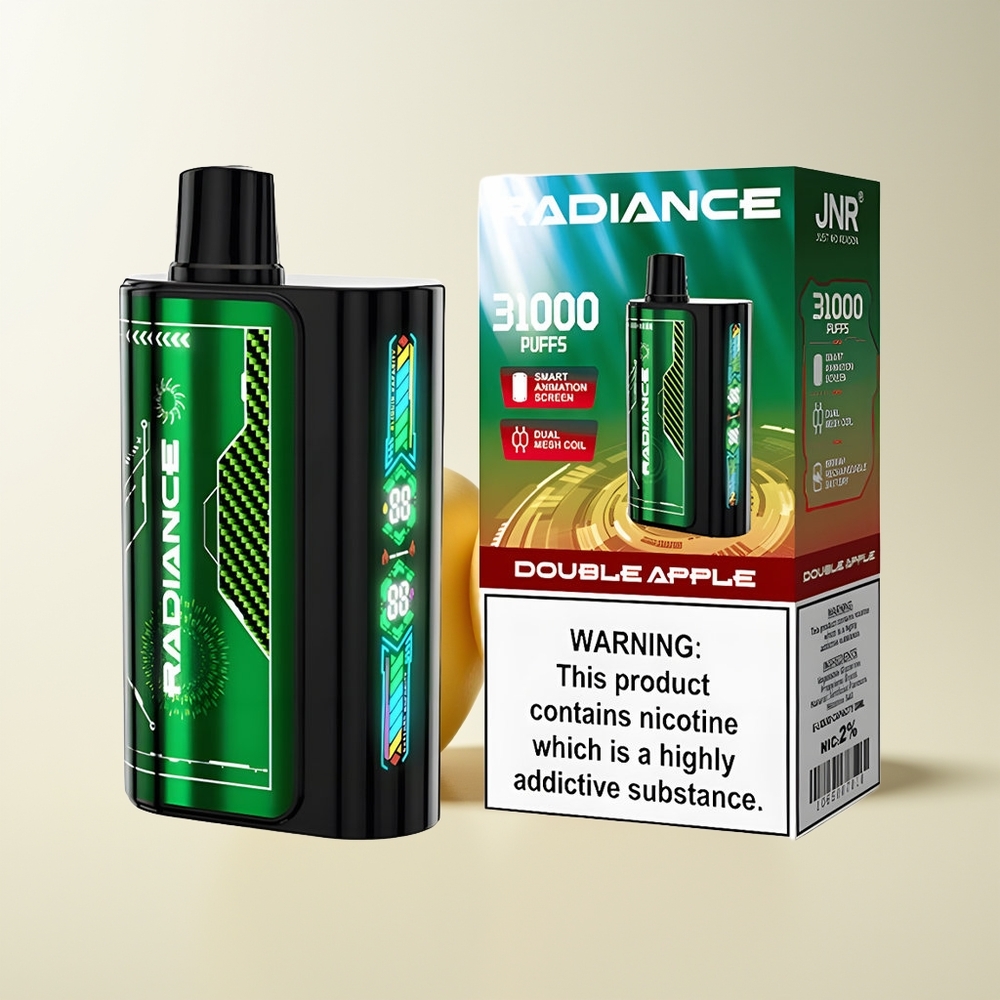 Serbia Wholesale JNR Radiance 31000 Pufova Dvostruka Jabuka 28ml Dual Mesh 950mAh Type-C 2%