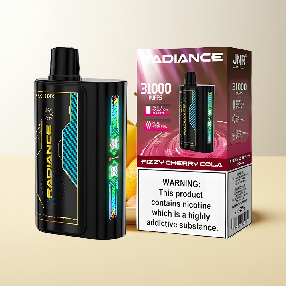 Serbia Wholesale JNR Radiance 31000 Pufova Fizi Čeri Kola Dual Mesh Coil Type-C Punjenje